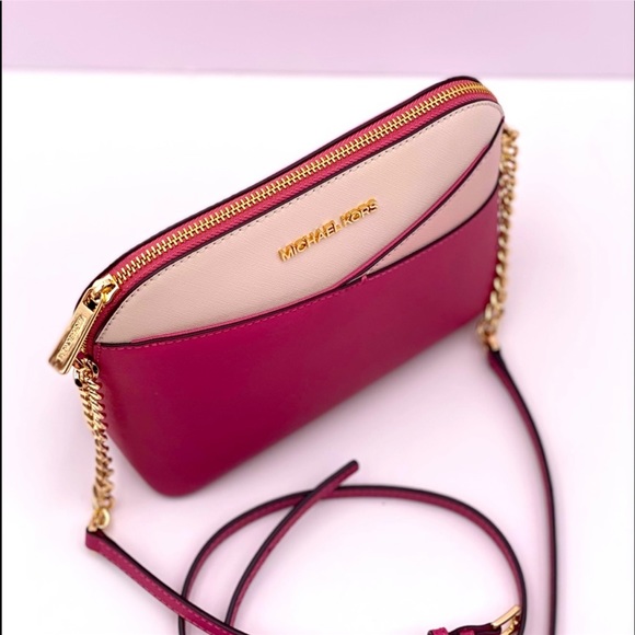 Michael Kors MD Dome Crossbody Rosewood Multi - Picture 6 of 11